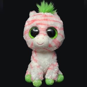 2012  TY  -  BEANIE BOO'S COLL. JUSTICE EXCLUSIVE "SAPPHIRE" THE ZEBRA